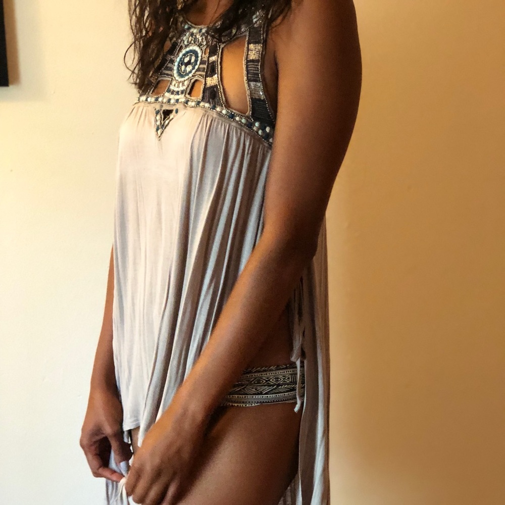 High low swimsuit cover up